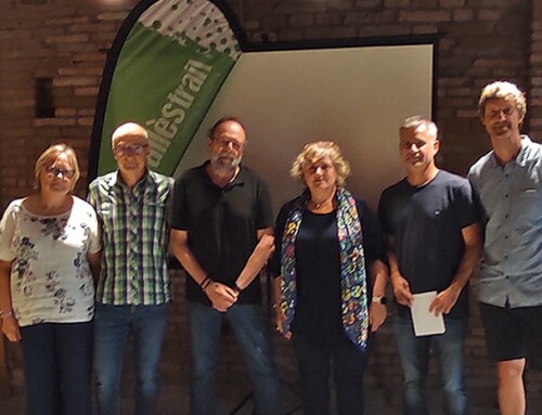 Una altra pesentació de la caminada, ara a Ullastrell