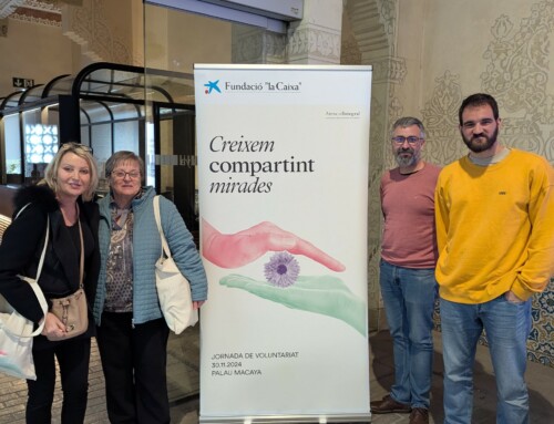 Oncolliga participa a la jornada de voluntariat “Creixem compartint mirades”